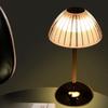 Modern Nordic Style Table Lamp Dimmable Small Touch Control Lamp Acrylic Lampshade USB Rechargeable Nightstand Light Bar