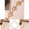 Love Heart Metal Waist Chain With Elegant Hollow Buckle For Women Summer Fashion Accessory