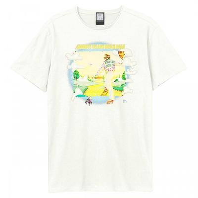 Amplified Unisex Adult Goodbye Yellow Brick Road Cover Elton John T-Shirt