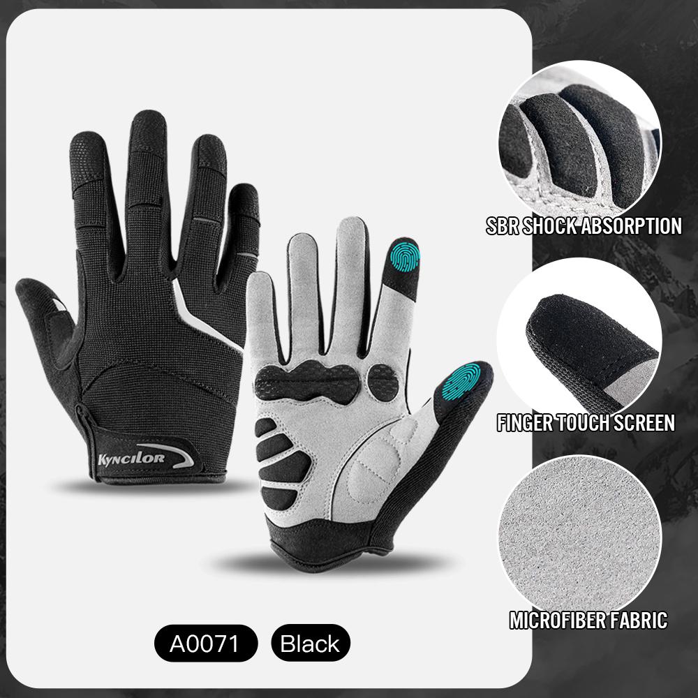 Professional Outdoor Antislip Wear-Resistant Sweat Absorbing and Breathable Gloves for Cycling Fitness and Mountaineering Sports