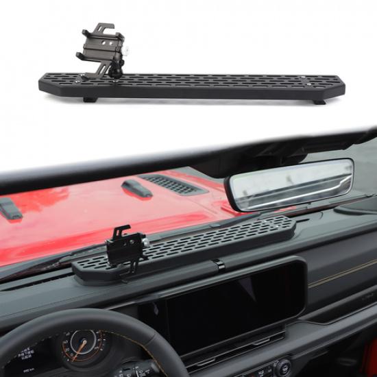 Metal Dashboard Cell Phone Mount Anti-Shake Holder for 2024 25 Jeep Wrangler JL