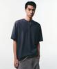 Pigment Henley Neck T-Shirt [Navy]