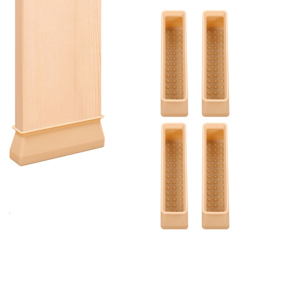 

4 Pc/Bag Soft Children s Bed Foot Non-slip Mat Thickened Rectangular Bed Foot Cover Table and Chair жёлтый