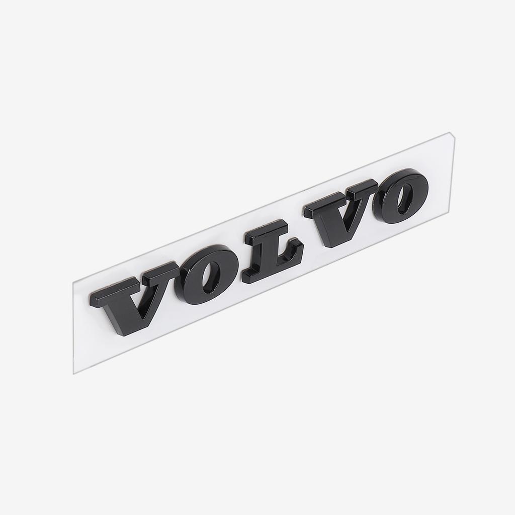 3D ABS Volvo Auto Motorhauben Buchstaben Logo Plakette Heckklappen Emblem Aufkleber Zubehör Für Volvo Rdesign XC60 XC90 V40 V50 V60 S60 S40