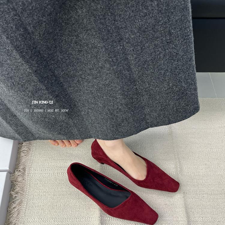 Fashion Branded Pumps Dress Shoes Round Toe Woman 2025 Platform Heels Chunky Sandals All-Match Lace-Up Shallow Mouth Latest Slip On Foot