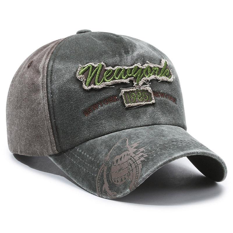 New Hat Spring and Summer European and American Sunscreen Baseball Cap Men s Washed Old Outdoor Casual Cap Women s Retro Sun Hat Adjustable