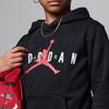 Jordan Kinder Logo Print Hoodie und Sweatpants Set Kinder Activewear Schwarz FB9463-010