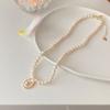 High Quality Trendy Tulips Flower Natural Baroque Freshwater Pearl 14K Gold Filled Ladies Pendant Necklace For Women Mother Gift