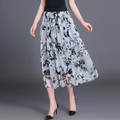 Falda de seda mujer vestido nuevo diseño rejuvenecedor falda de seda de morera