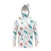 Mens Quick-Dry Fishing Hoodie With Face Cover Outdoor Bass Spinning Apparel Lightweight Sun Protection Shirt