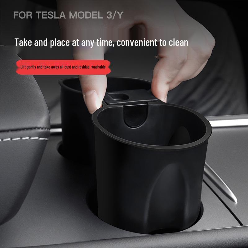 Silicone Anti-Shake Cup Holder for Tesla Model 3/Y Center Console
