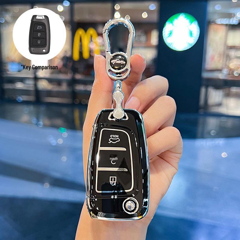 Kompatibel mit 20 Modellen: Schlüsselabdeckung für Beijing Hyundai New Elantra, Verna, ix25, Mistra, ix35 - Schutzschale Schnalle