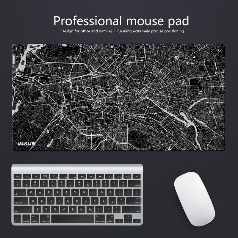 Fumaide BERLIN Unlocked Edge Cloth Gaming Mouse Pad