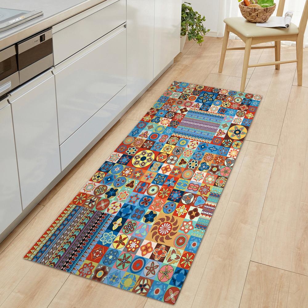 Non-Slip Kitchen Carpets For Living Room Long Area Rug Kitchen Floor Mat Carpets Bathroom Entrance Door Mat Home Decor Alfombra