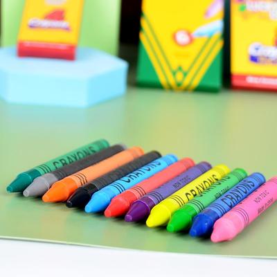 Non-Toxic 8-Color Crayon & 6-Color Oil Pastel Set with 4 Shiny Child-Safe Doodle Sticks for Kindergarten