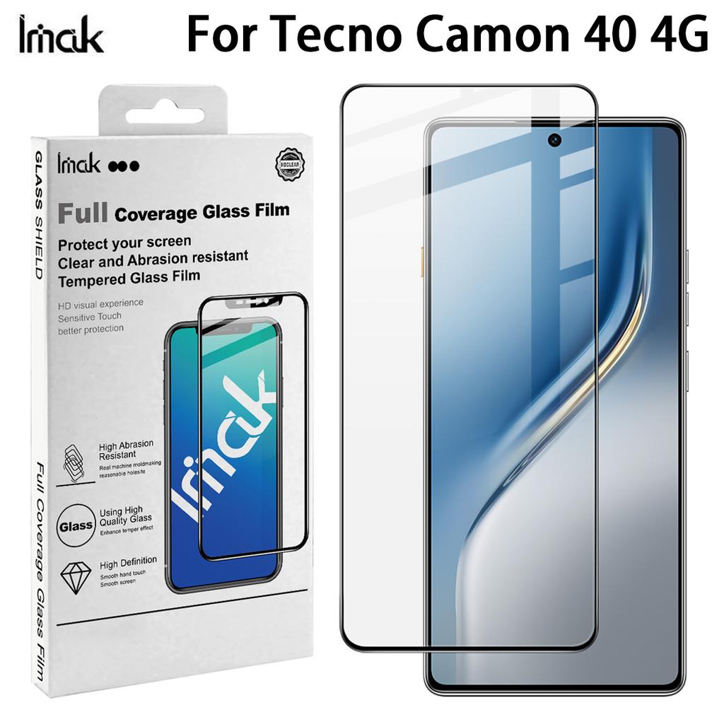For Tecno Camon 40 4G Glass IMAK Full Coverage Tempered Glass Film Pro+ Series 169mm