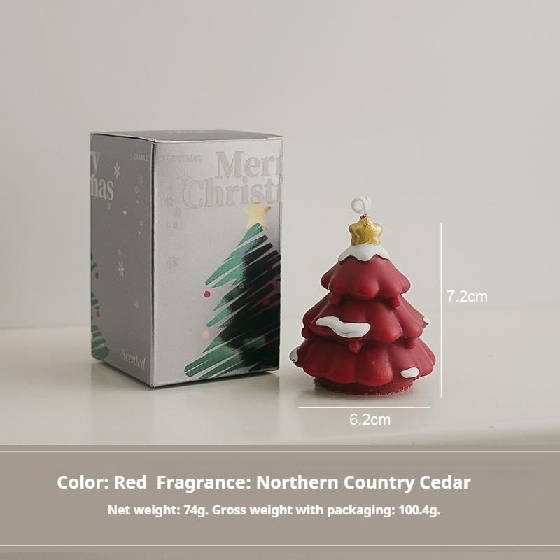 Christmas Scented Candle Fragrance Atmosphere Simulation Handmade Christmas Tree