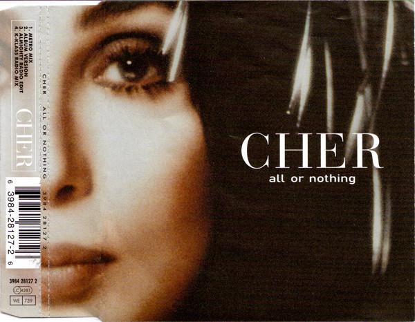 

CD CHER - All Or Nothing 3984281272 WEA 1999 Non Japan Dance & Electronica Used
