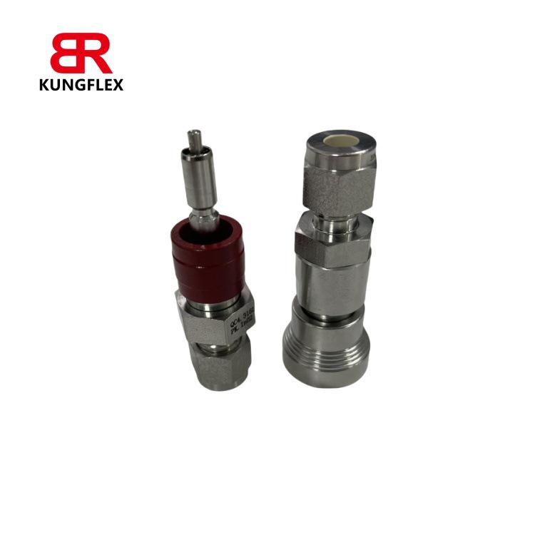 KUNGFLEX ND Series Quick Connect Fittings, 316L Stainless Steel, 3000psi NPT, Compatible with CPI Fittings.