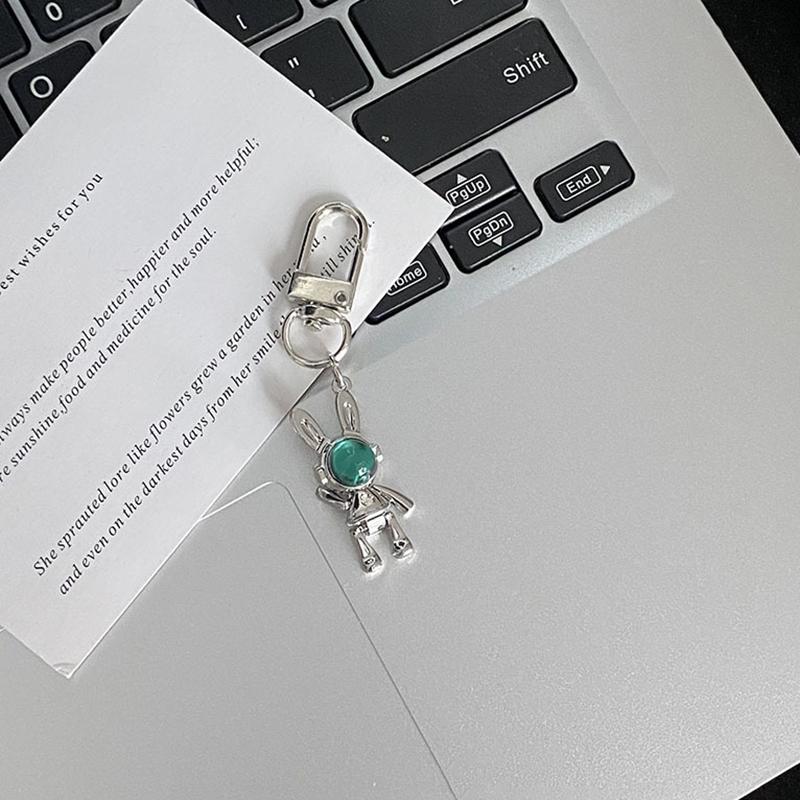 Personality Cool Crowe Heart Cross Key Chain Creative Revolving Smiley Face Bag Pendant For Lovers Gift