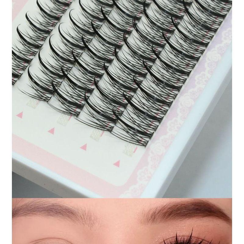 LuxeFlutter - Cat Eye Cluster False Eyelashes