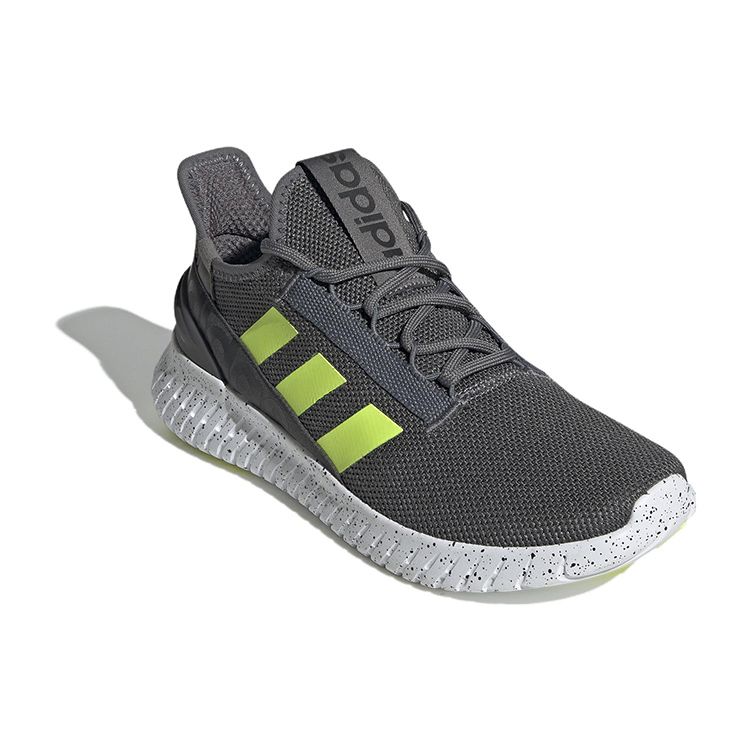 Adidas Neo Kaptir 2.0 Comfortable Fashionable Fabric Non-Slip Durable Lightweight Low-Top Running Shoes Men Sneakers Gray Green GW4419
