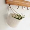 Storage Basket Household Cotton Woven Finish Basket Nordic Small Hanging Basket Cotton Rope Storage