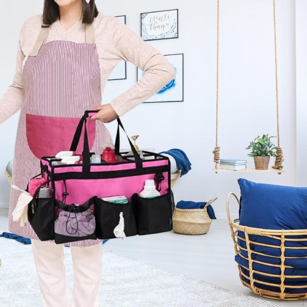 Čisticí taška Nositelná Profesionální Voděodolná Nákupní taška pro Pokojské Organizér na Potřeby