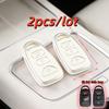2pcs/lot Car Key Case Covers for Hyundai Kia Tucson Sonata Santa FE Carens 3+1 Buttons