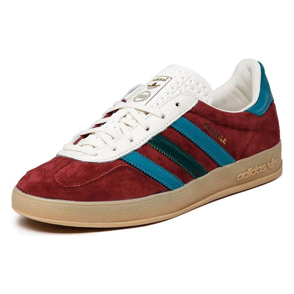 adidas Gazelle Collegiate Burgundy Green Unisex Sneakers Red Arctic-Fuchsia Collegiate-Green IG4996