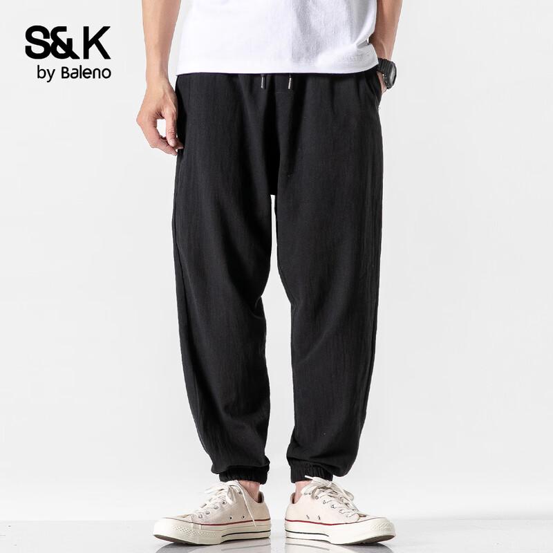 Baleno Men's S&K Classic Cotton Jogger Pants