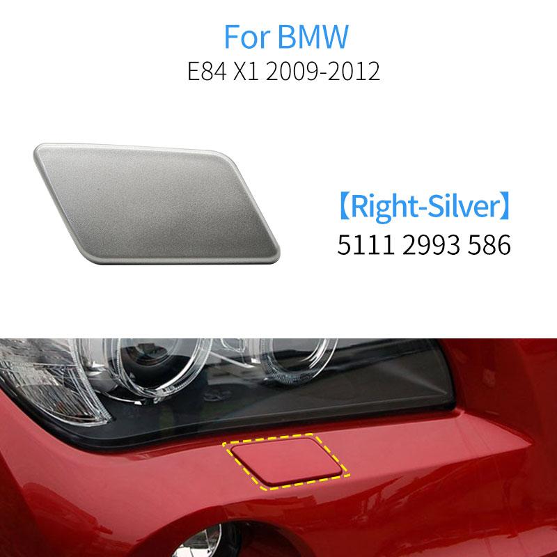 For BMW E84 Car Front Bumper Headlight Washer Spray Cover Cap Accessory Replacemente For BMW X1 2008-2012 51112993586