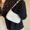 Women's Patent Leather Handbag Versatile Fashion Shoulder Casual Commuting Bags Girl Brand Designer Zipper Handbag