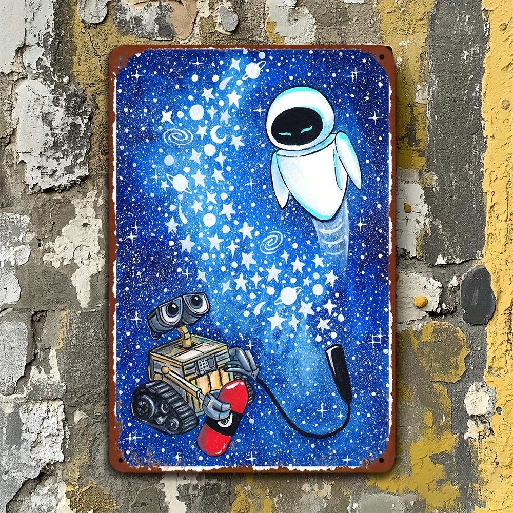 Miniso Disney Animation World Tin Sign Decor Wall Decor Art Wall Mural Room Decoration Decor Retro Metal Sign Plate Bar Posters