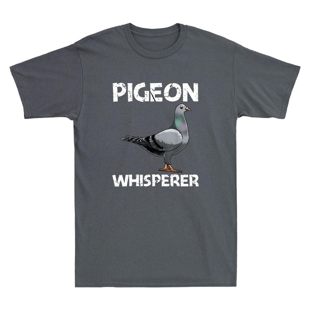 Pigeon Whisperer Funny Pigeon Bird Lover Gift Vintage Men Short Sleeve T-shirt L