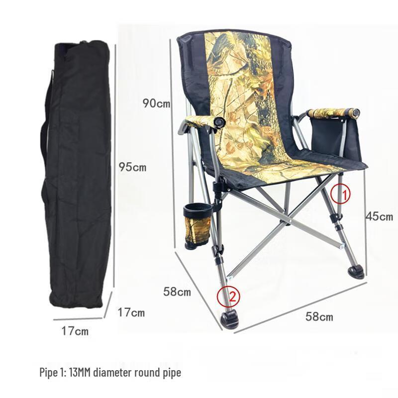 Heavy-Duty Folding Outdoor Chair