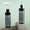 Portable Translucent Black Ultra-Fine Mist Spray Bottle for Toner or Alcohol - Travel-Size Facial Hydration Solution
