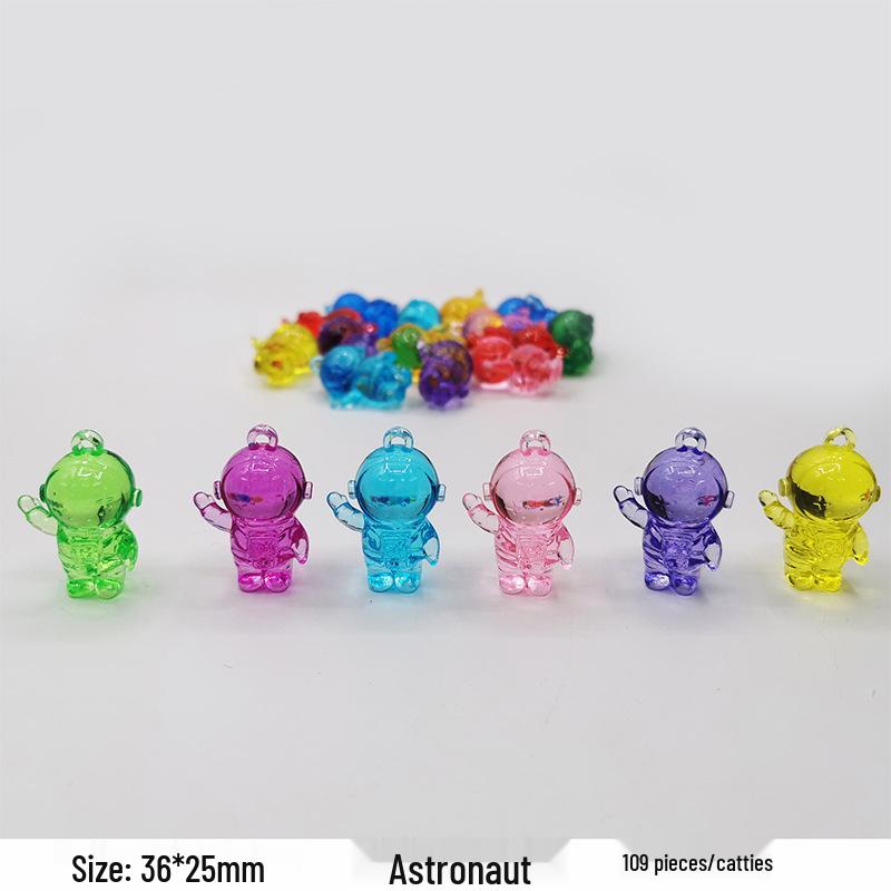 Colorful Mini Acrylic Milk Bottle Cartoon Ornaments - Cute Handmade DIY Decorative Accessories