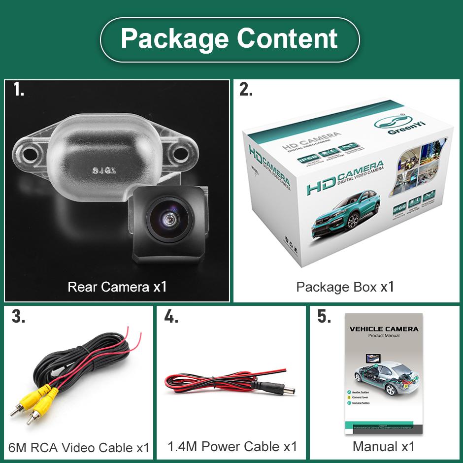 Full HD AHD 1080P Fisheye Lens Car Reverse Backup Rear View Camera For Nissan X-Trail XTrail 2001 2002 2003 2004 2005 2006 T30