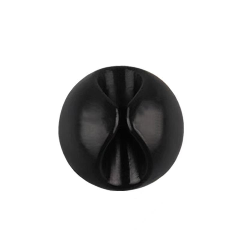 Multi-Hole Self-Adhesive Cable Organizer and Power Cord Holder