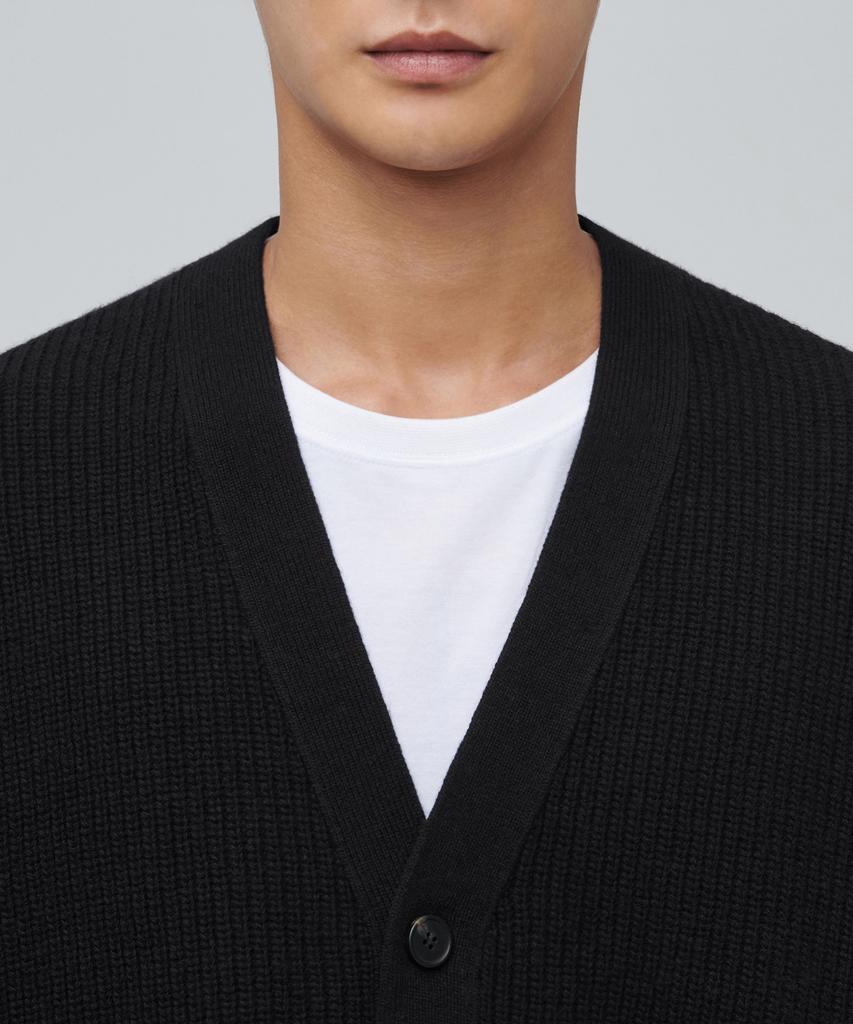 Musinsa Standard Lambswool Oversized Cardigan [Black]
