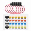 Car Add A Circuit Fuse Tap 14AWG Wire Mini Blade Holder Automotive Power Extension Cord Vehicle Electronic Device Connector
