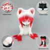 Furui Comic Show Cosplay Kleidung Kopfbedeckung Kig Tierkleidung Tierkopf Fertigprodukt Lolita Katzenohren Cos Plüsch geflochten Tierkopf