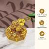 Plus Value Feng Shui Lucky Three Legged Money Frog with Coin In Mouth Toad Good Luck, Wealth, Prosperity, Success, Happiness, Positivity