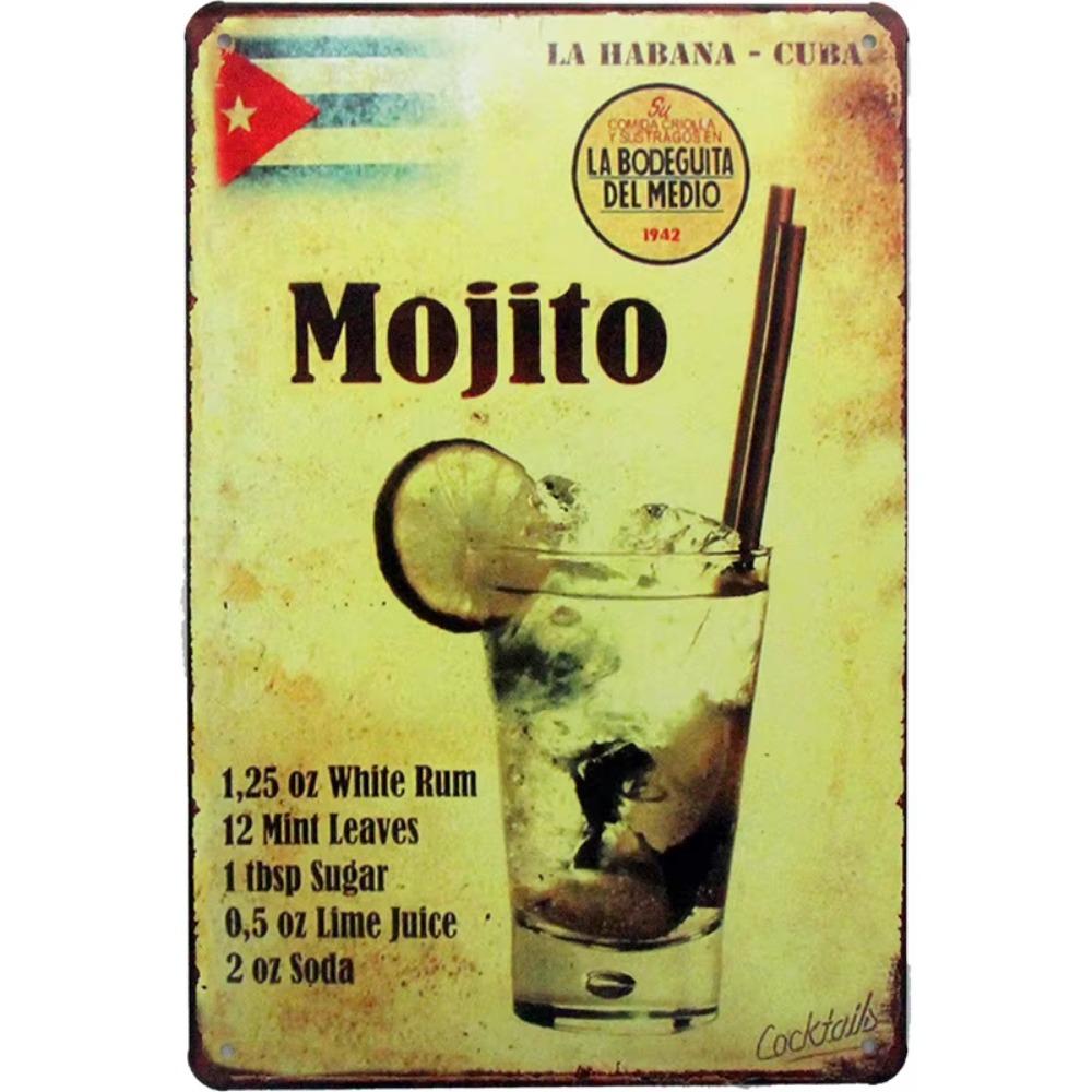 Retro Tin Art in European and American Industrial Style with Human Figures - Creative Wall Decor Paintings Ideal for Bars,