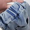 Spring Autumn Baby Boy Cartoon Jeans Korean Loose Elastic Waist Kid Trousers Embroidery Outwear Children Boy Denim Pants