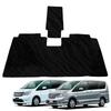 Fenice Car Made In Japan Suzuki Landy C26 Wave Stays In Place Accessories Mats, Second-Rug Mats, (Nissan Serena, Series), Black, Non-Slip, (Automotive