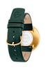 ARNE JACOBSEN STATION 53208-2088G, 40mm, Scandinavian Design, Water Resistant (Quiet Design with No Second Hand), Evergreen Leather, Gold
