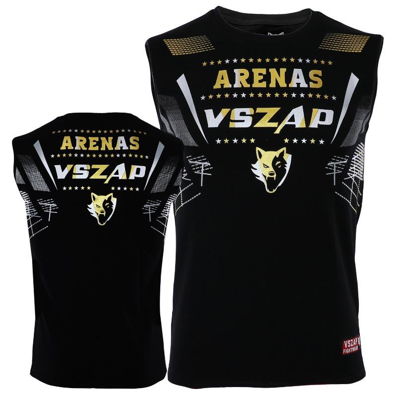 VSZAP Muay Thai Shirt Kick Boxing Shirt Men Women Sleeveless Fight Kickboxing Tank Top Jersey Jiujitsu Martial Arts MMA Clothes