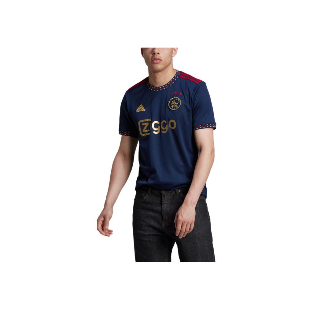 Adidas Ajax Team Away Football Jersey, Fan Edition Men Sports Jerseys Navy H58251
